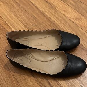Chloe Scalloped Flats